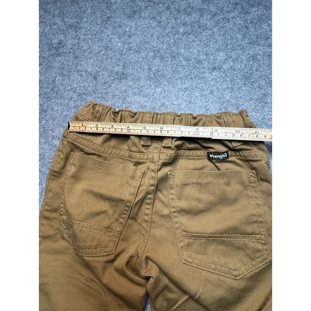 Wrangler Jeans Boys 10R Beige Advanced Comfort Slim Straight Fit Cotton Stretch